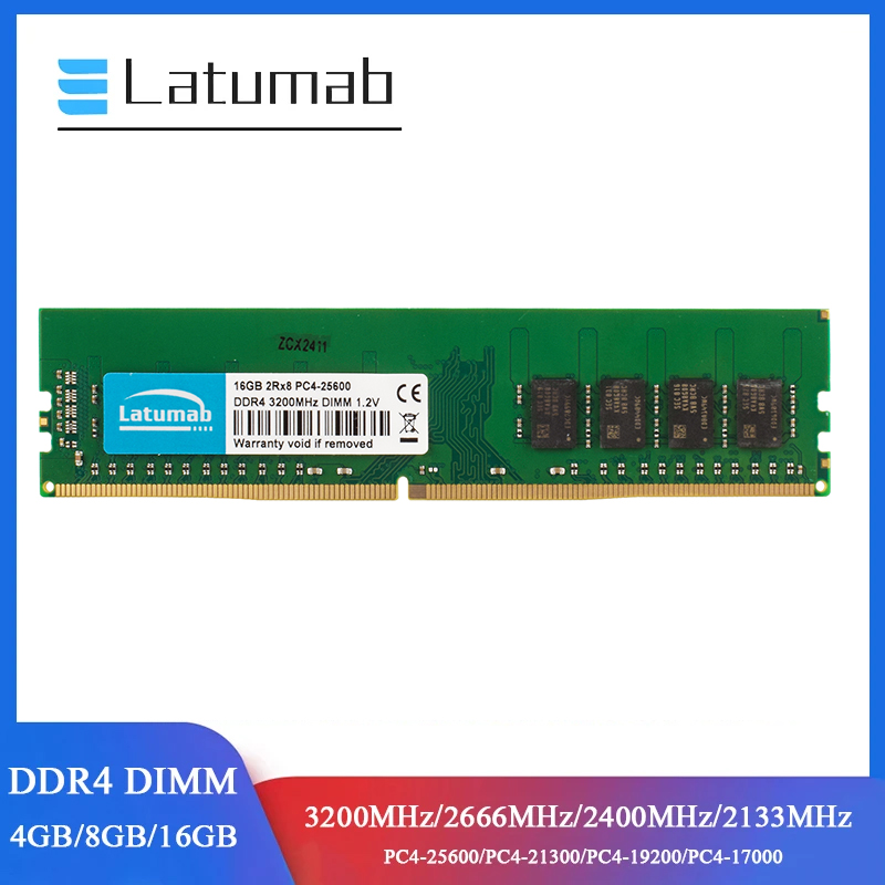 Ddr4 2400Mhz - Latumab RAM DDR4 Memoria de escritorio