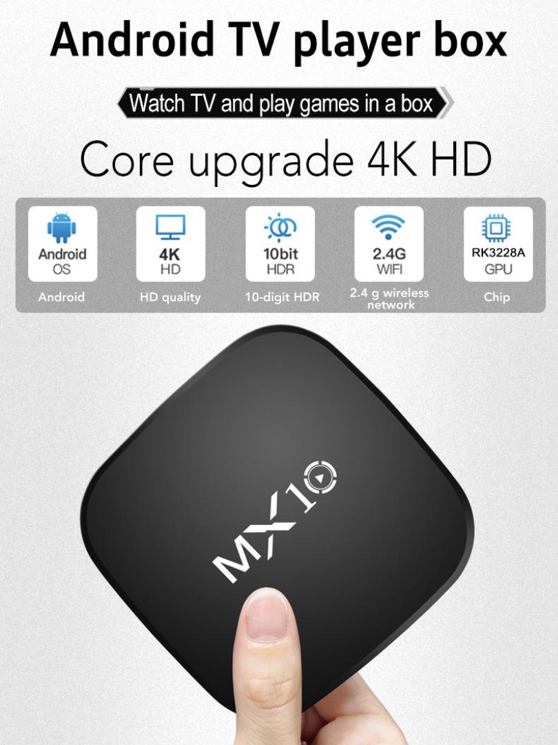 Ddr3 8Gb - Decodificador TV Box MX10 Allwinner RK3228A