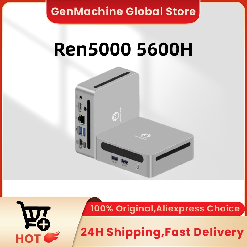    Mini PC GenMachine AMD Ryz - Ddr4 Desktop Ram reseña y precio