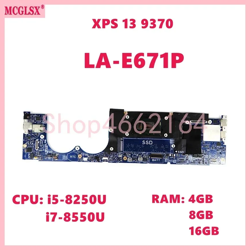 LA-E671P con i5-8250U i7-8550U - Ddr4 8Gb reseña y precio