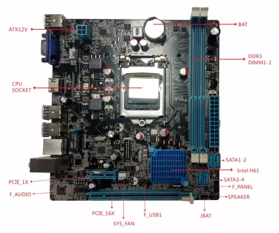 Fuente de Alimentación ATX H61 - Ddr3 Ram reseña y precio