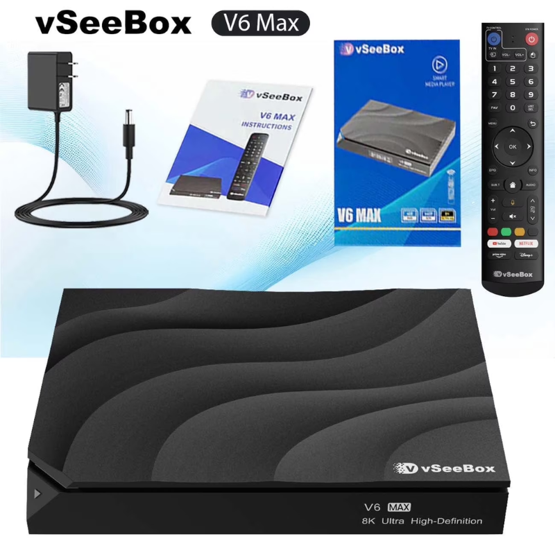 vSeeBox V6 Max |   64 GB 8K HD - Ddr3 8Gb reseña y precio